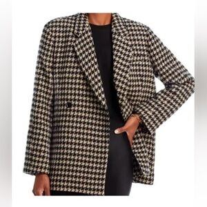 Anine Bing 'Kaia' Brown Acrylic Blazer.